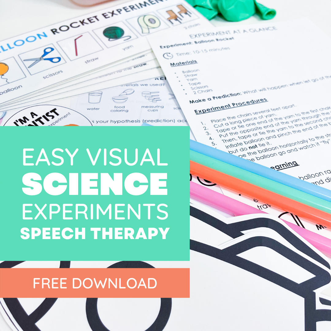 The Best Science Experiments for Speech Therapy